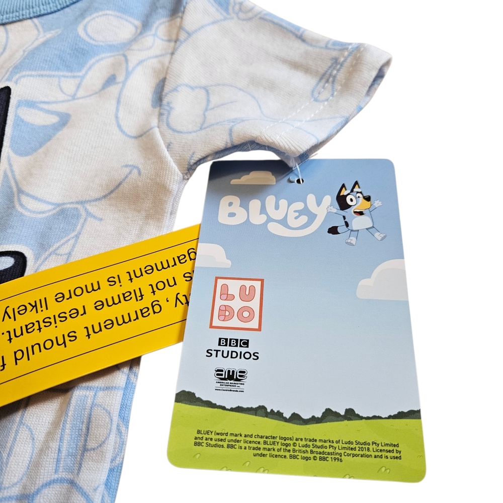Bluey Bingo Toddler Pajama Set 3T NWT 4 Piece Sleep Set Kids Bluey PJs - Picture 4 of 5